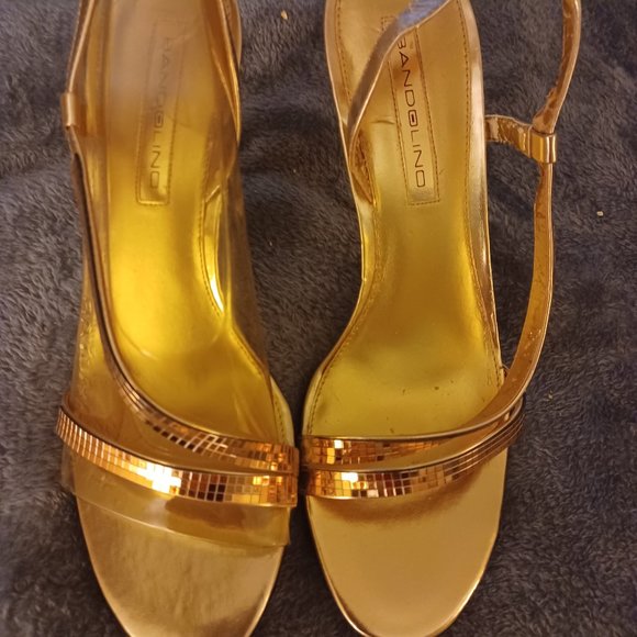 Bandolino Gold  Heels - Picture 1 of 5